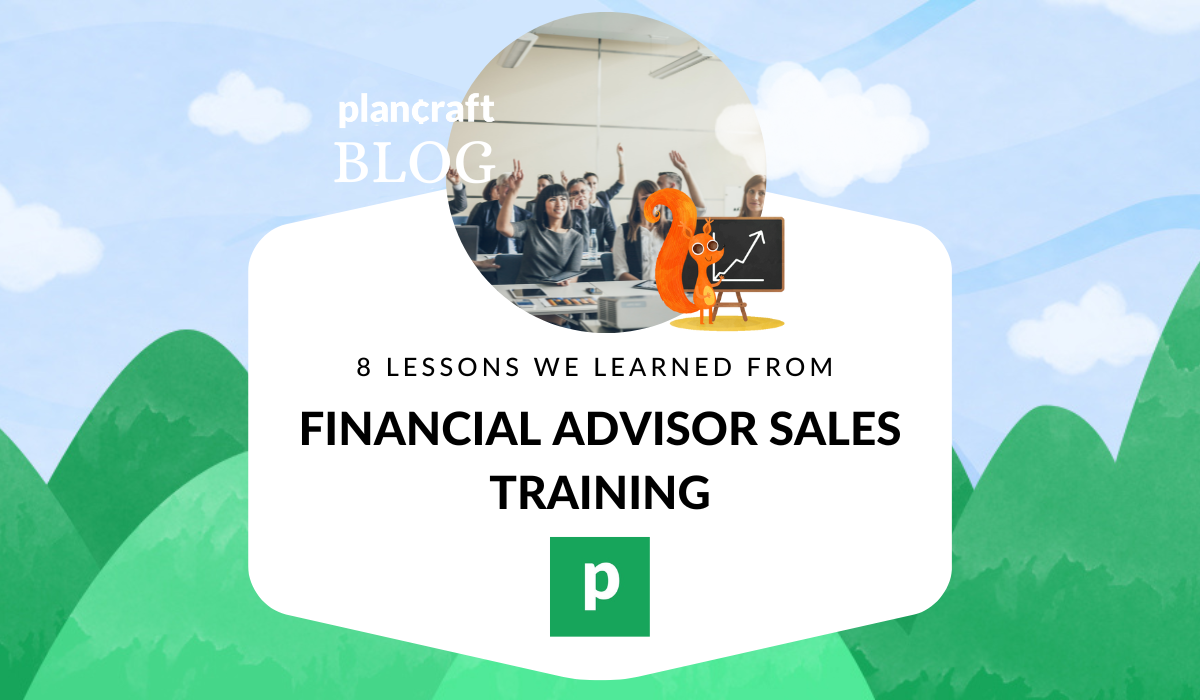 8 lessons from financial advisor sales training